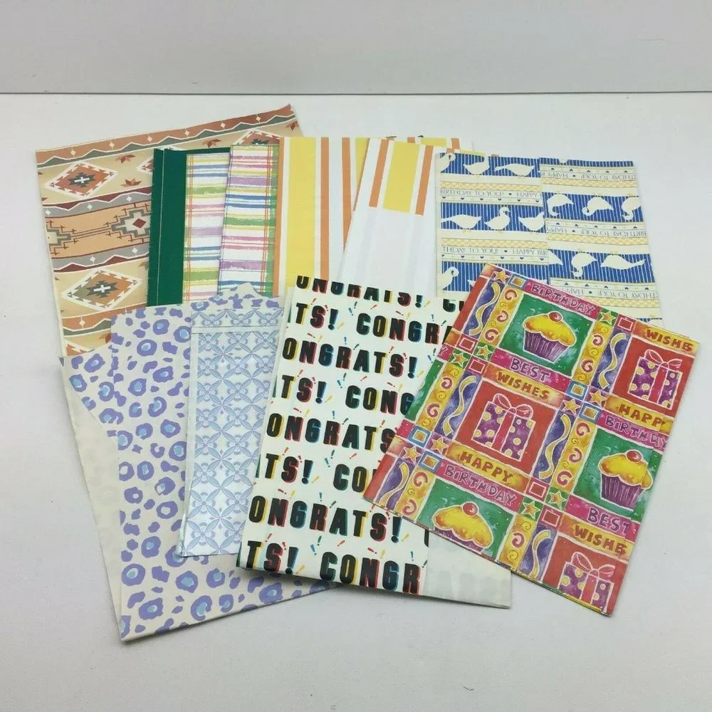 All Occasions Party Printed Gift Wrapping Paper Present Leopard Congrats Stripes